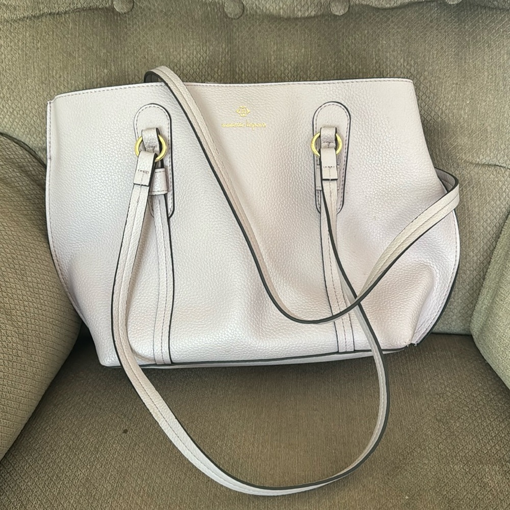 Pastel Purple like brand new purse.
